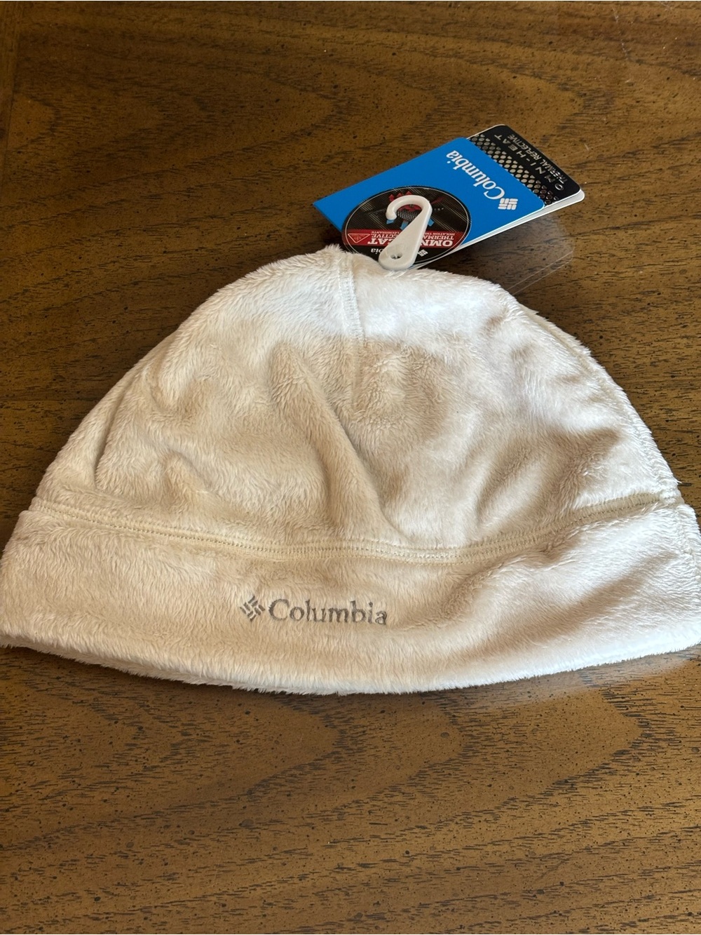 🖤Columbia Women's Fleece Beanie Hat in Cream